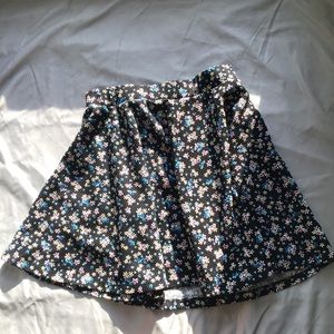 floral skater skirt